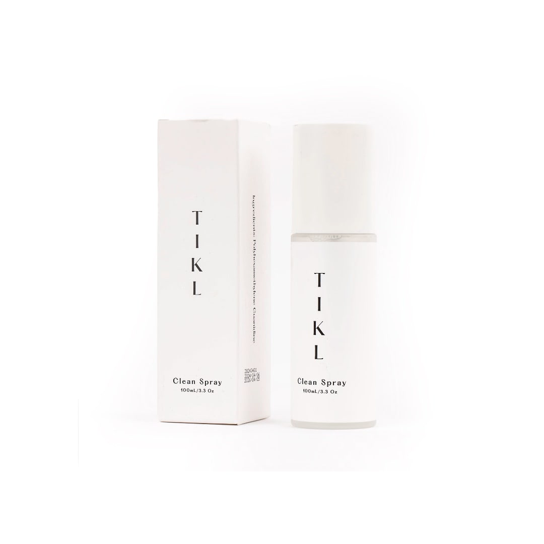 hygiene clean spray non toxic standing with box white background