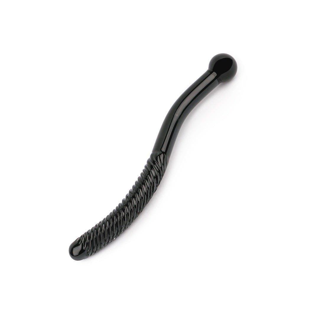 Deep Impact -    Not a toy. A transformation tool. This curved glass wand is made for deep dearmouring, cervical contact, and emotional release. Use with breath. Go slow. Let your body tell the truth.