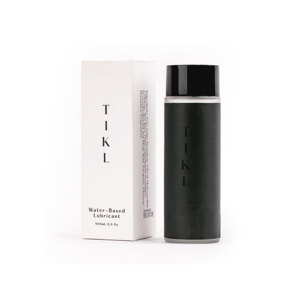 TIKL Water Based Lubricant 100ml -    Non Toxic Scent-free. Toy-safe. Pure glide. This is water-based lube that actually feels like you. No stick. No synthetic scent. Just silky ease and turn-on. Use when your body says “yes,” but needs a little support.