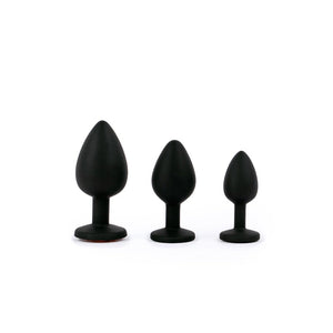 Oberon Butt Plug (Set of 3) -    Soft. Sleek. Rooted. This anal plug is for those ready to reclaim their power, without shame or pressure. Oberon set helps you meet your sacred root with intention, breath, and boldness. 1